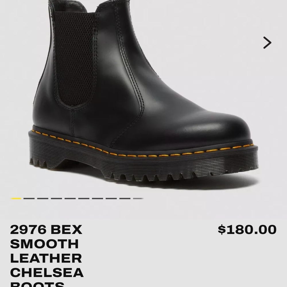 Black Leather Chelsea Boots